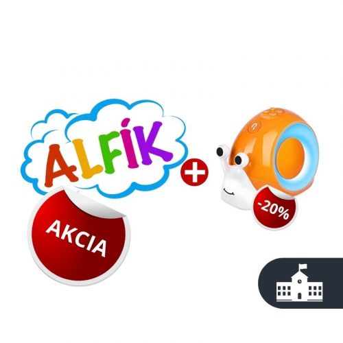 AKCIA Program Alfik Skola a programovatelny slimak QOBO