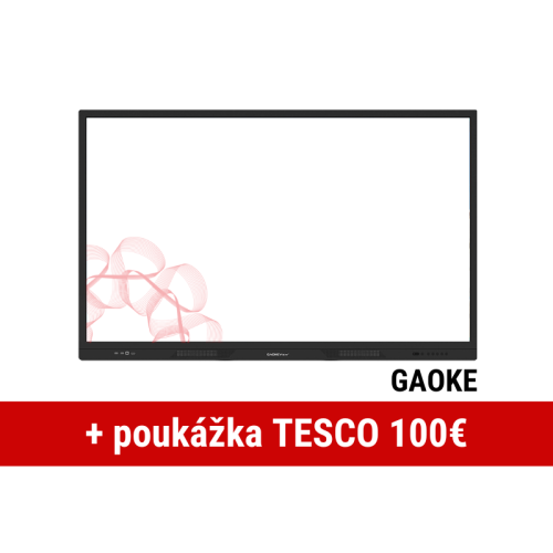 Interaktivny dotykovy displej GAOKE + TESCO 100€