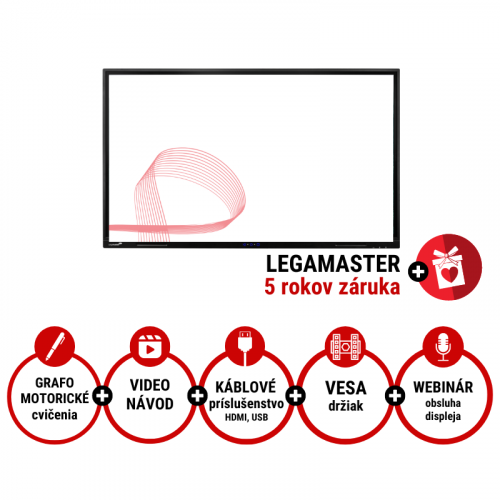 Interaktivny dotykovy displej LEGAMASTER-BONUSY