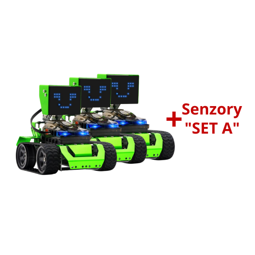 Programovateľný robot QOOPERS (3ks) a bonus Senzory SET A-new